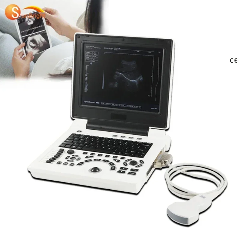 Cheap Ecograph Laptop Black and White Ultrasound cheaper than logiq ultrasound 2D machine