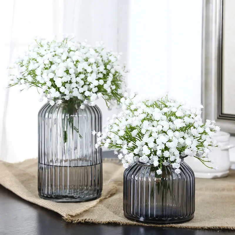 Mini Artificial Flowers Gypsophila Bouquet Fake Flowers For Wedding Birthday Party Home Decoration Photo Prop Arrangement Flower