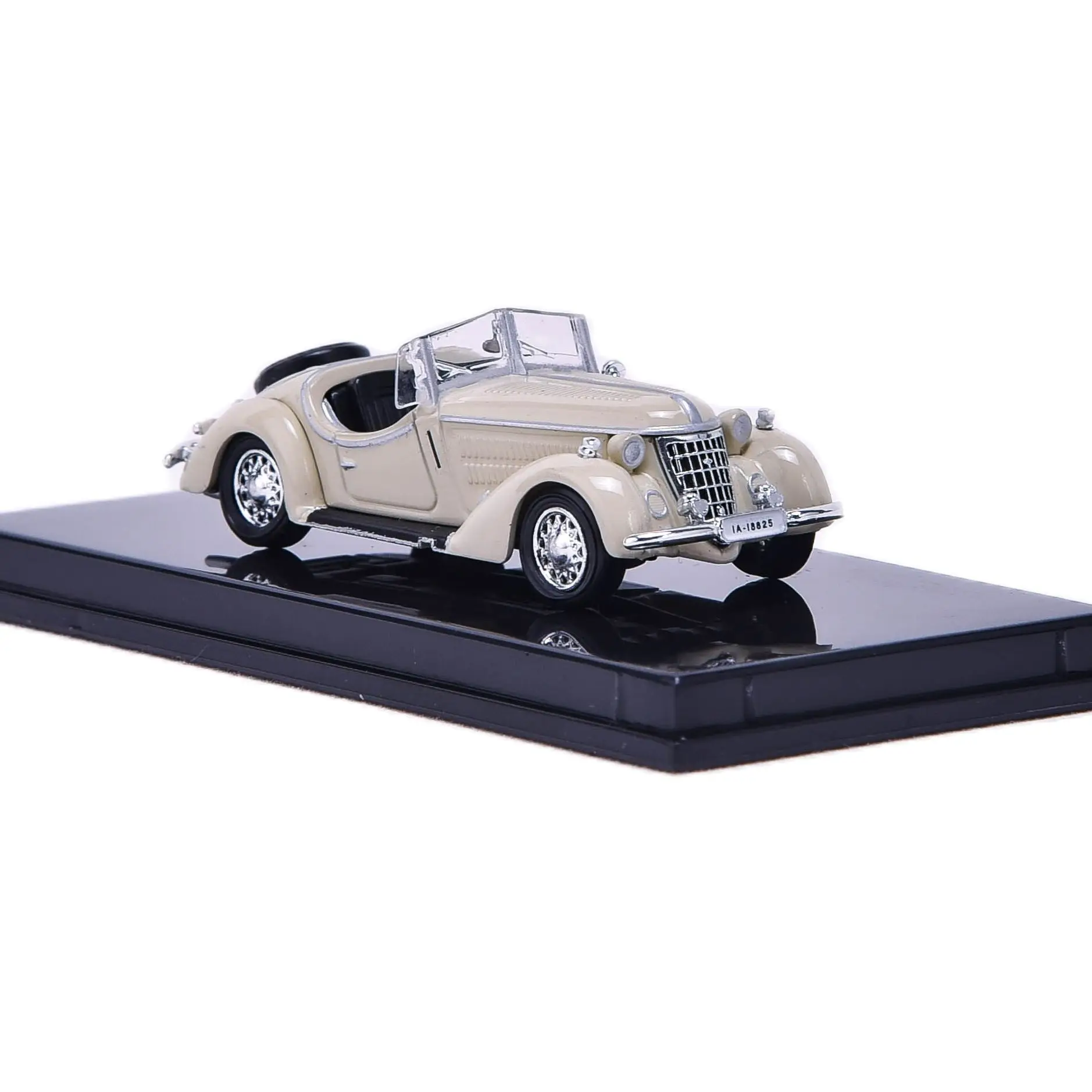 1:87 Scale Simulation Classic W25K Roadster 1936 Vintage Injection Car Model Toys Collection Gift