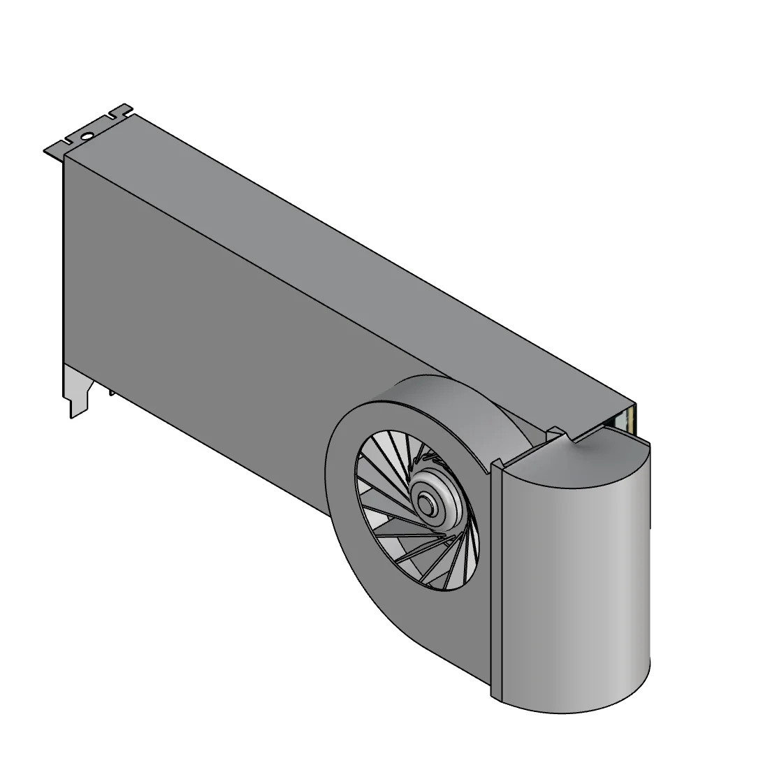 Fits Nvidia Tsla A16 A30 A40 A80 A100 A800 H100 H800 L40 170HX Graphics Card U-shaped Turbo Heat Sink Fan