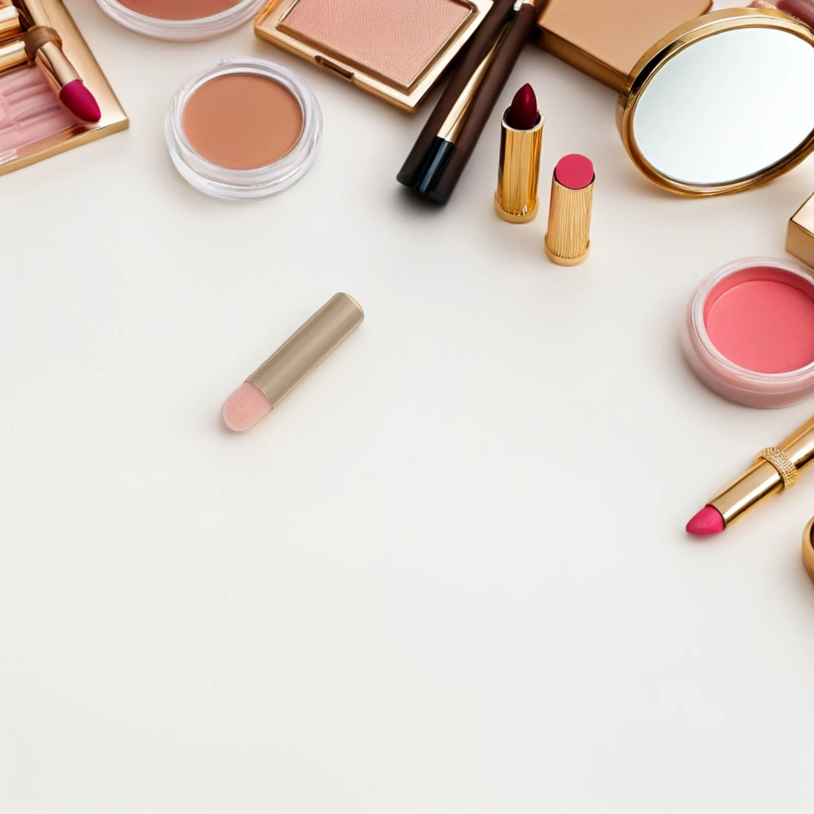 Set di mini pennelli per trucco da 12 pezzi: applicatore portatile multiuso per correttore per occhi eyeliner per labbra per setole morbide compatte da viaggio