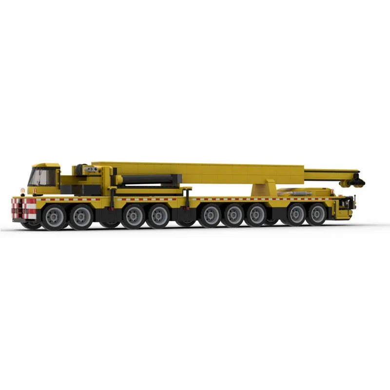 

MOC-32768 City Construction Heavy Cargo Crane Truck Building Block Model 1462 Parts Boys Children's Birthday Christmas Toy Gift