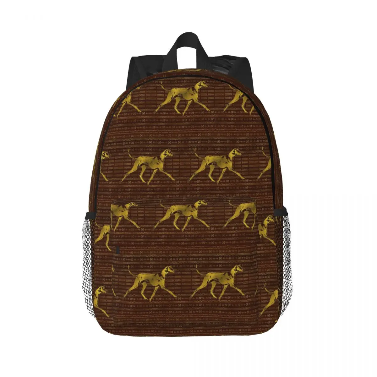 

Greyhound Whippet Sighthound Dog Azawakh On African Backpack Hot Sale Daypack Large Capacity Boys Girls BookBag Shoulder Bags