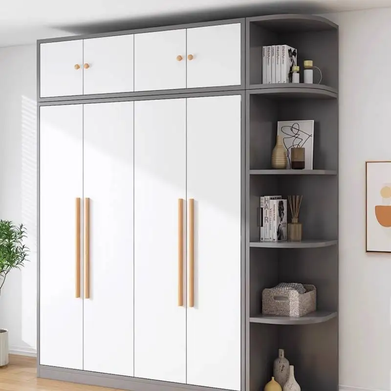 

Simple Handles Doors Wardrobe Designs Luxury Nordic Room Clothes Bedroom Wardrobe Storage Cabinets Mueble Organizador Furniture