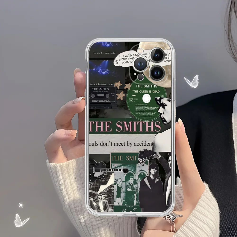 The S-Smiths Band Phone Case for iPhone 16 15 8 7 6 6S Plus X SE XR XS 14 11 12 13 Mini Pro Max Mobile Case