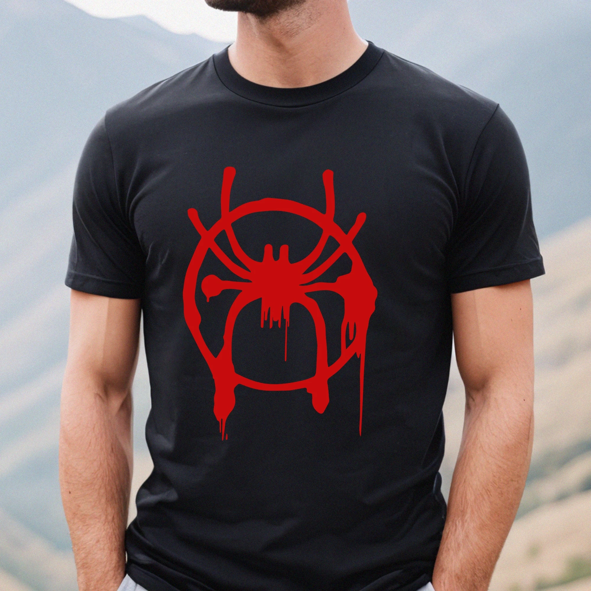 Summer Clothing Drip - Miles Morales Spider Logo T Shirt
