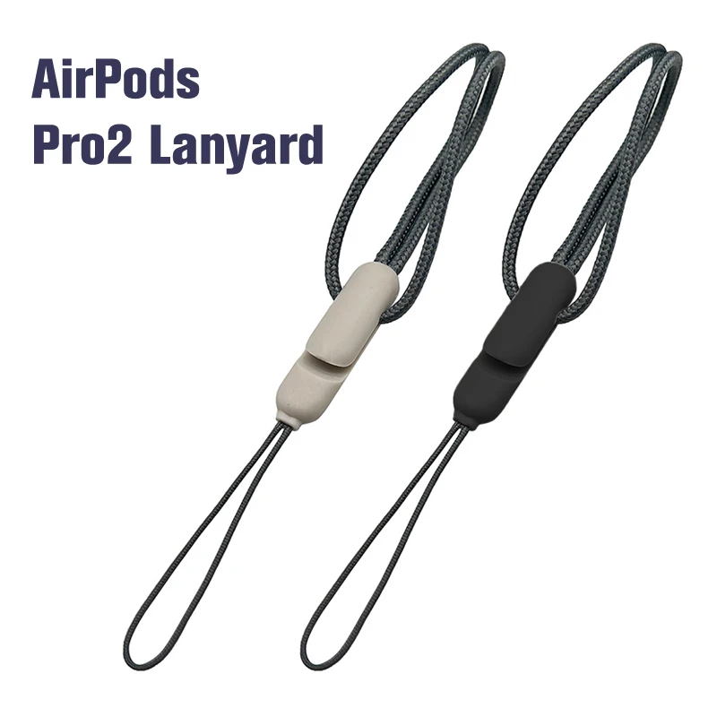 1Pcs For Airpods Incase Lanyard Anti-lost Rope For Airpods Pro 2nd Generation Washable Straps Anti Drop Charging Box Tpu Lanyard