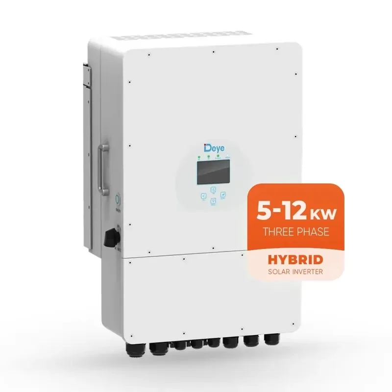 

US Version Deye Solar Inverter Single Phase Nversor Hibrido 110V 120V 5Kw 8Kw 10Kw 12Kw Hybrid Inverters for Home Solar