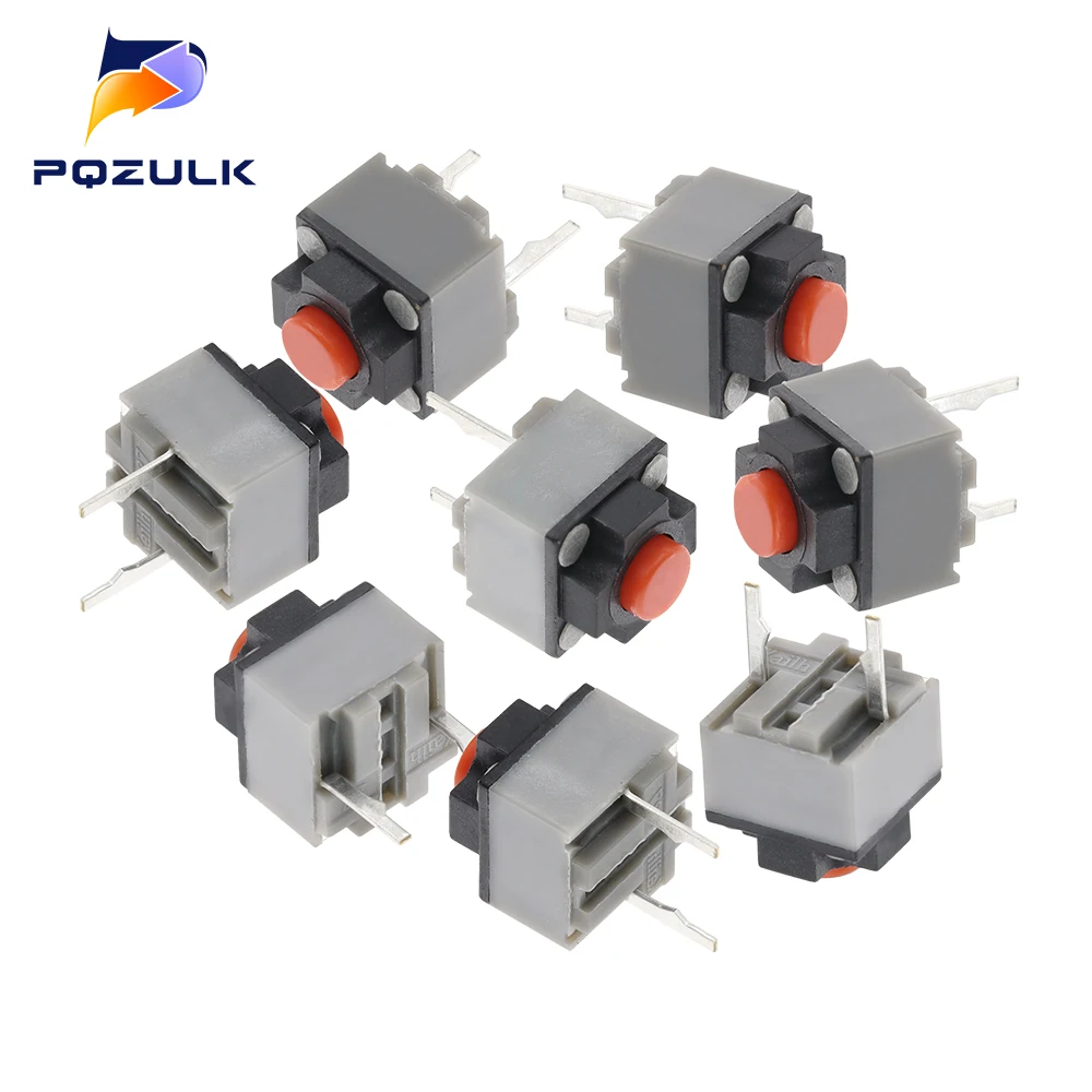 10PCS New Kailh Mute Button 6*6*7.3MM Quare Silent Micro Switch 6X6X7.3MM Tact Button Switch DPI Keys