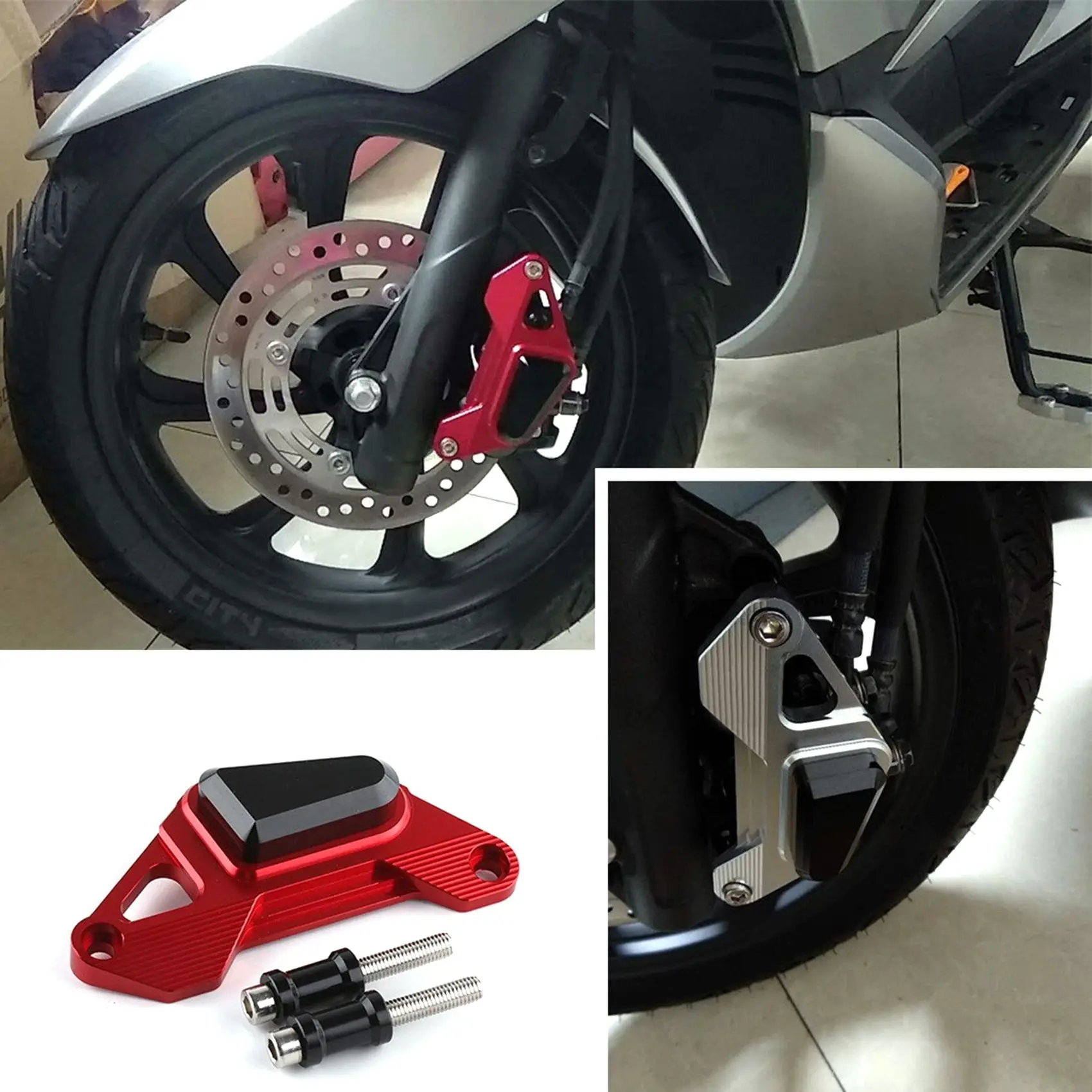 Motorcycle Front Disc Brake Protection Cover Lower Cap Decorative Guard for Honda Pcx150 Pcx160 Pcx125 Adv150 Gold