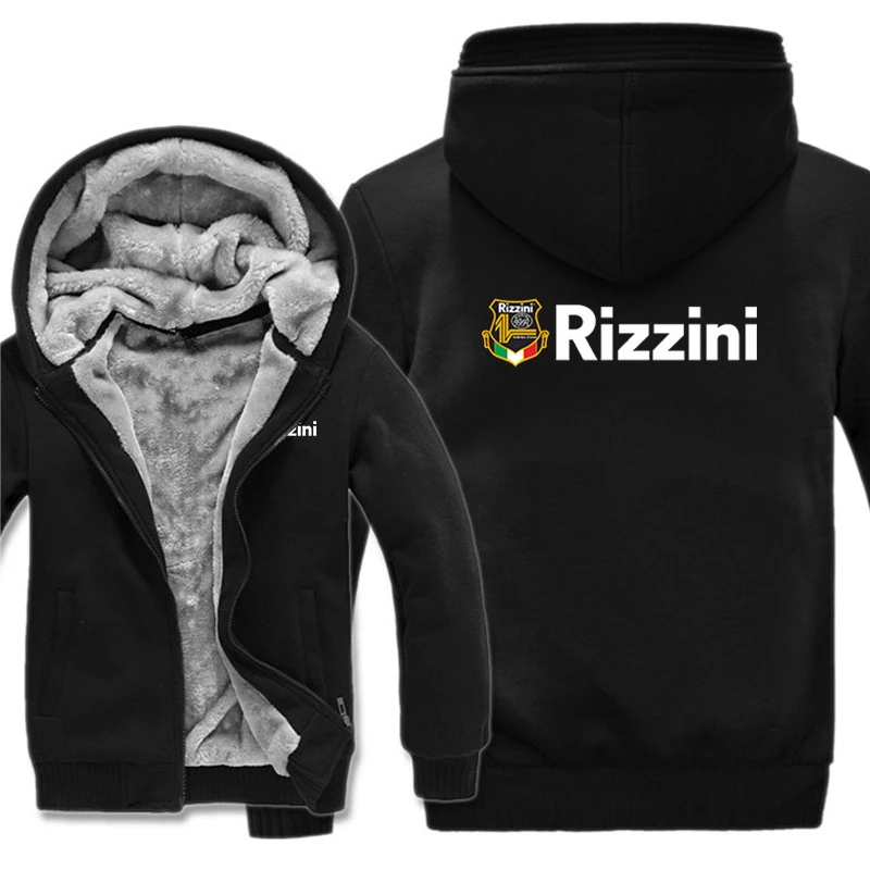 Winter Rizzini Hoodies Men Fashion Coat Pullover Fleece Liner Jacket Rizzini Sweatshirts Hoody