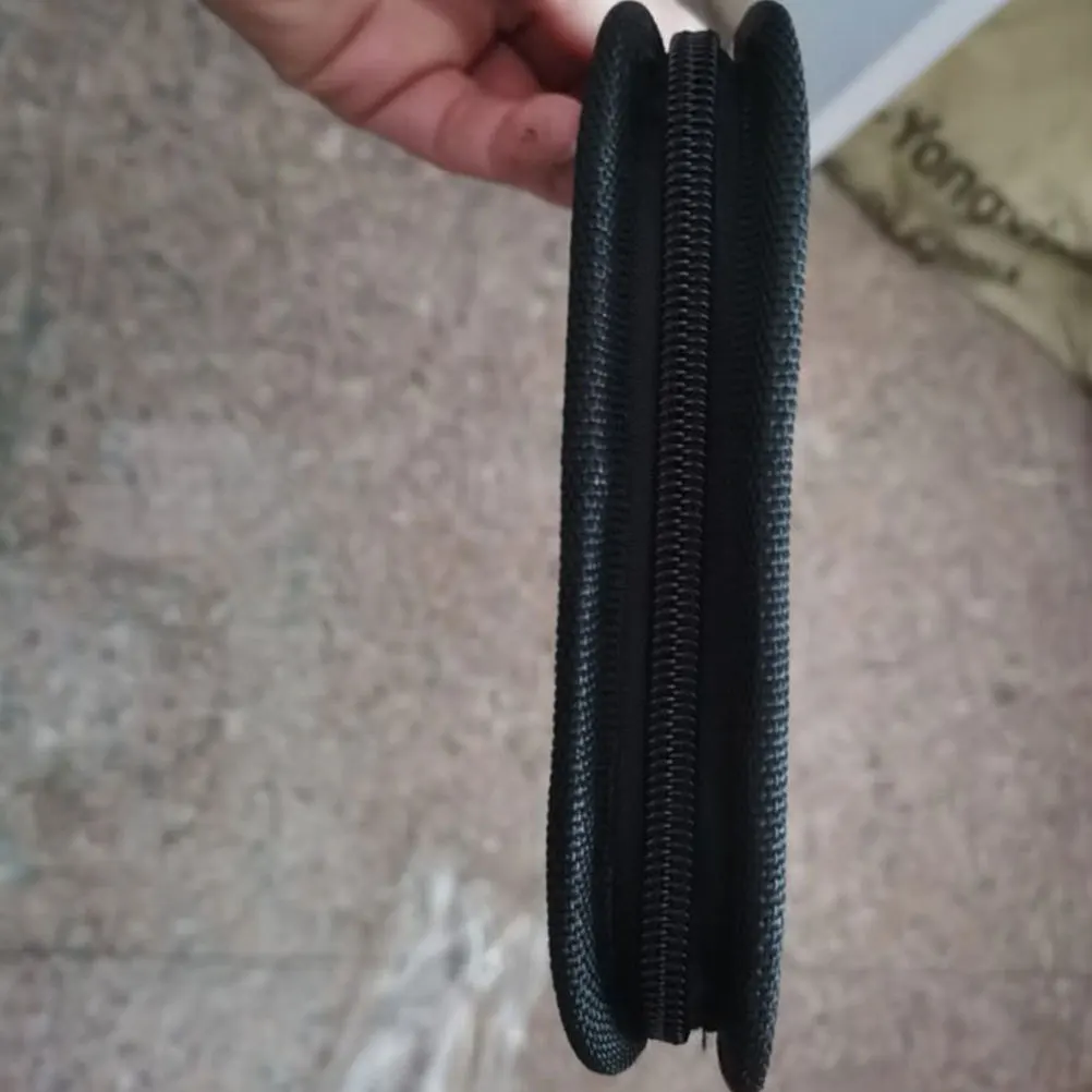 

Fly Bag Black Oxford Cloth Durable Multi-Grid Zipper Closure Portable Storage Pouch Carry Case For Accessories