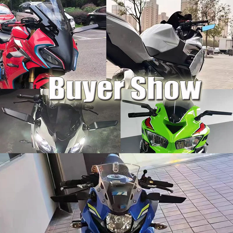 For YAMAHA MT 07 MT07 MT 09 MT09 SP MT 10 MT10 SP Motorcycle Mirror Modified Wind Wing Adjustable Rotating Rearview Mirror