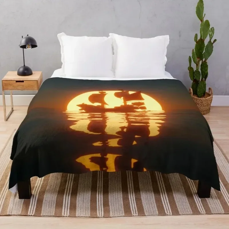 

Winter Kid's 3d Printed Blanket Thousand Sunny Throw Blanket Blanket for Sofa for Children Birthday Christmas Gift