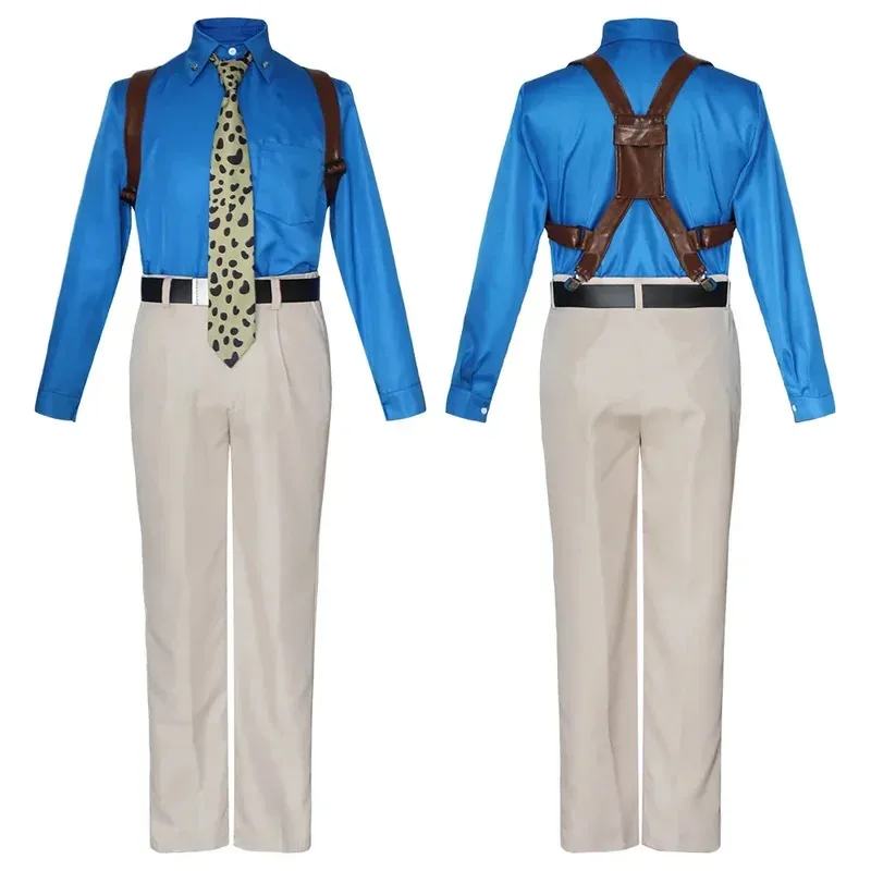 Disfraz de Anime Jujutsu Kaisen Nanami Kento, traje para hombre, camisa, pantalones, baile de maquillaje, disfraz de actuación de Carnaval, conjunto de fiesta