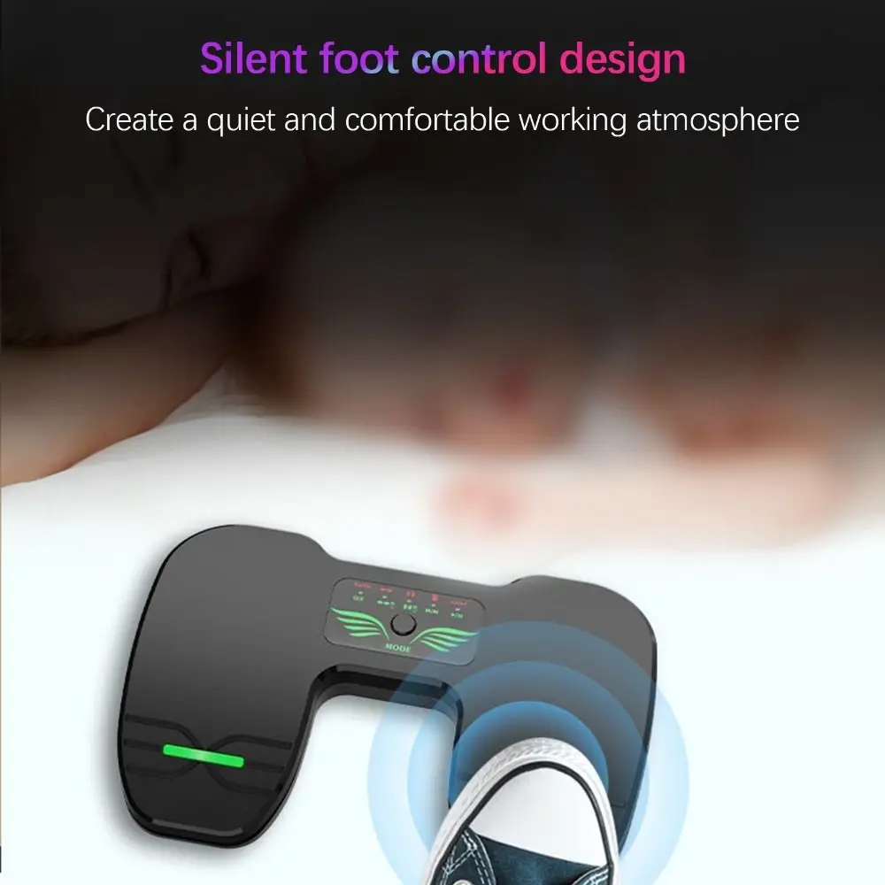 Universal Wireless Page Turner Rechargeable Anti-Skid Pad Page Turner Pedal Silent Operation Durable Music Page Turner