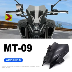 New Motorcycle Accessories Touring Sports WindScreen Windshield Visor Deflector For Yamaha MT-09 MT FZ 09 MT09 FZ-09 2023 2022