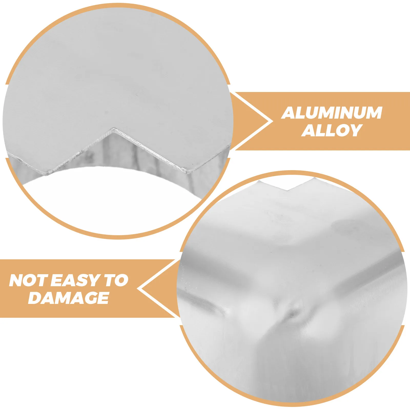 2Pcs Truck Edge Protectors Reinforced Aluminum Corner Guards for Refrigerated Body Cargo Load Metal Wrap Shipping Containers