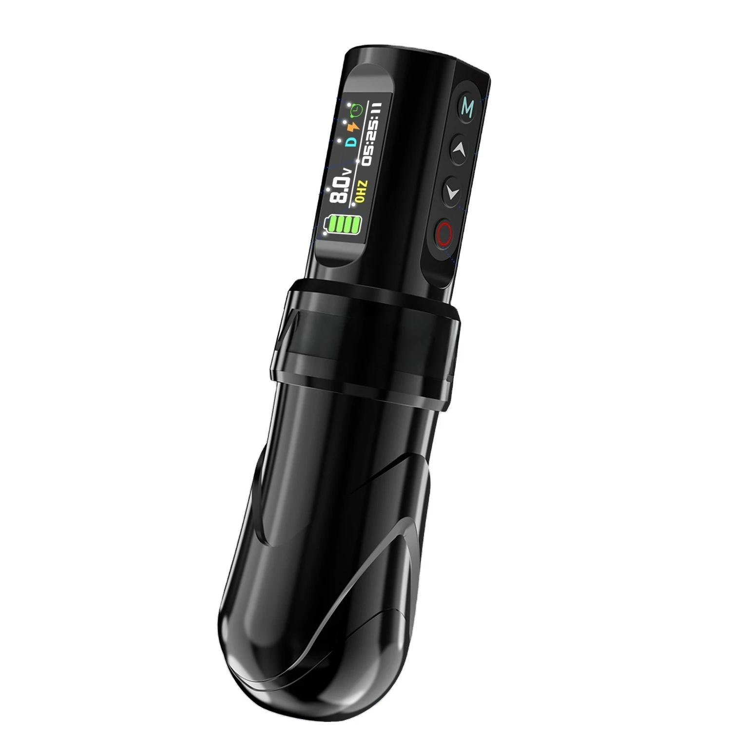 Professional Digital Display 2000mAh Wireless Tattoo Machine Pen Jump Start Function with an Extra Battery