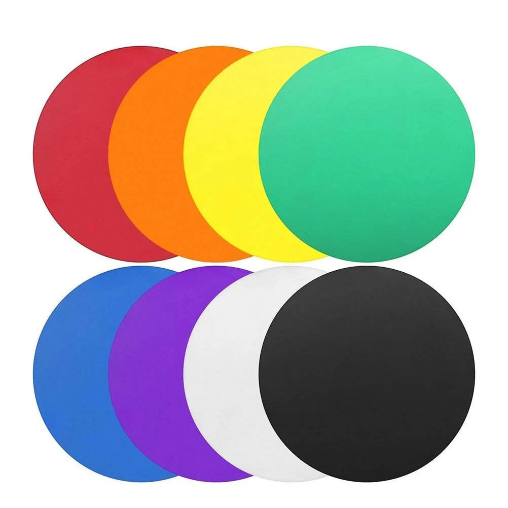 

8 Pcs Silicone Coaster Non-slip Mat Can Opener Jar Gripper Pad Insulation Mats Cup