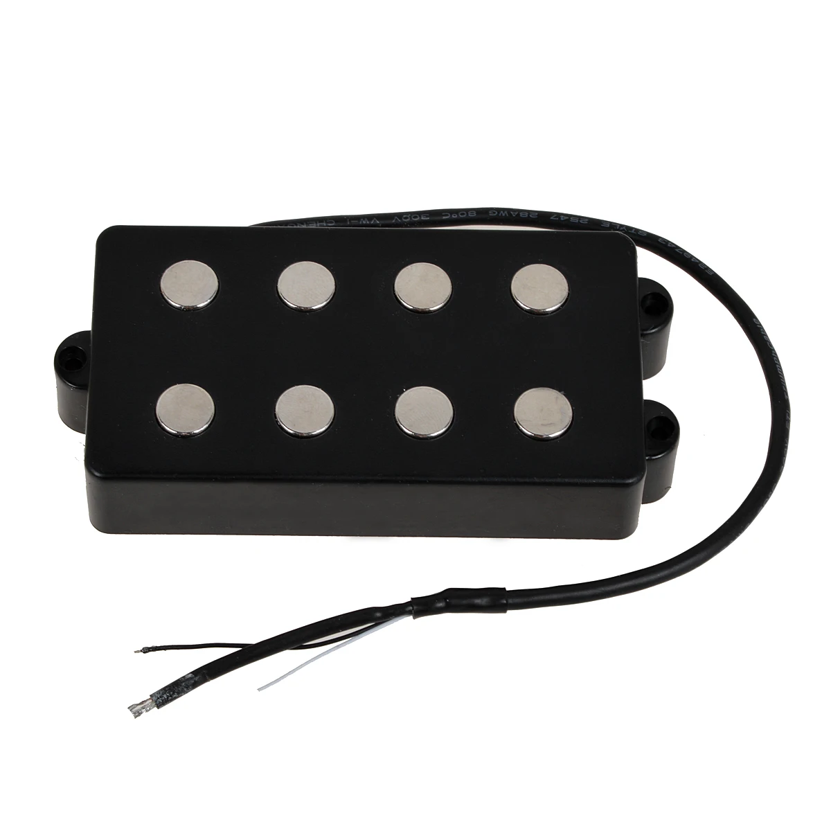 

1pcs 4 String Bass Humbucker Double Coil Pickup for Bass Guitar Coil Tap Black