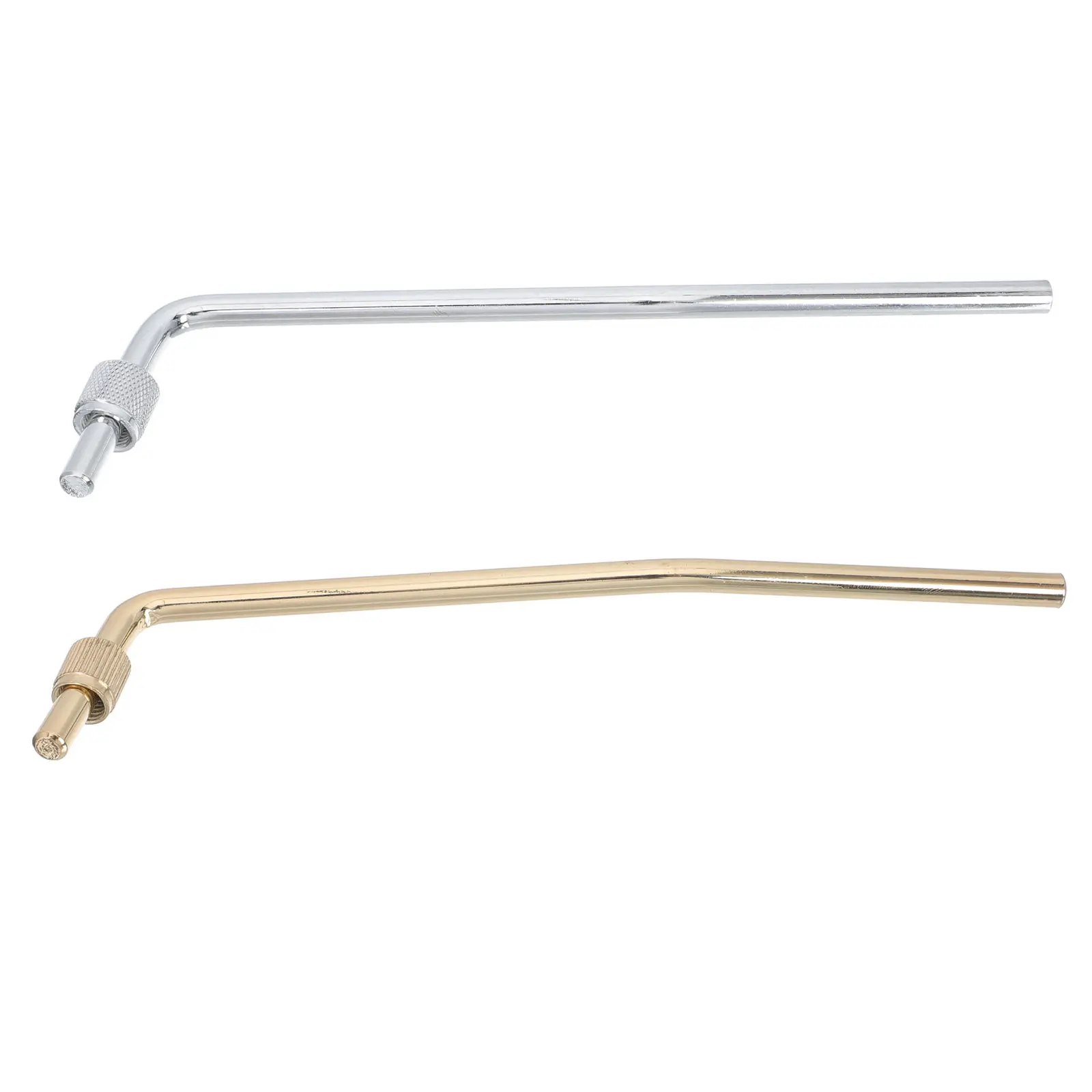 2Pcs Sturdy Zinc Alloy Double Tremolo Arm for Electric Guitar Quick-Install Whammy Bar Vibrato Lever Tone Shaping Guitar Part