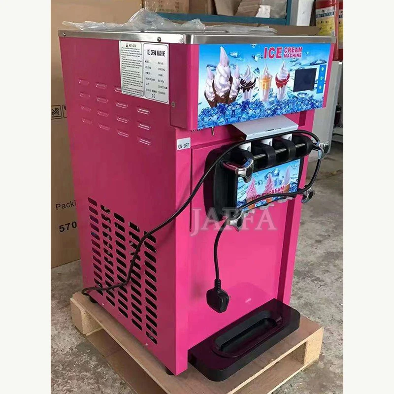 Commercial Mini Ice Cream Machine Desktop Food Grade Stainless Steel 220V 110V Chocolate Sundae Maker For Business