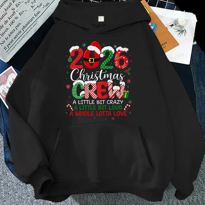 Funny 2026 Family Christmas Crew Matching Hoodies Making Memories Together Xmas Graphic Sweatshirts Holiday Party Hoody Gift