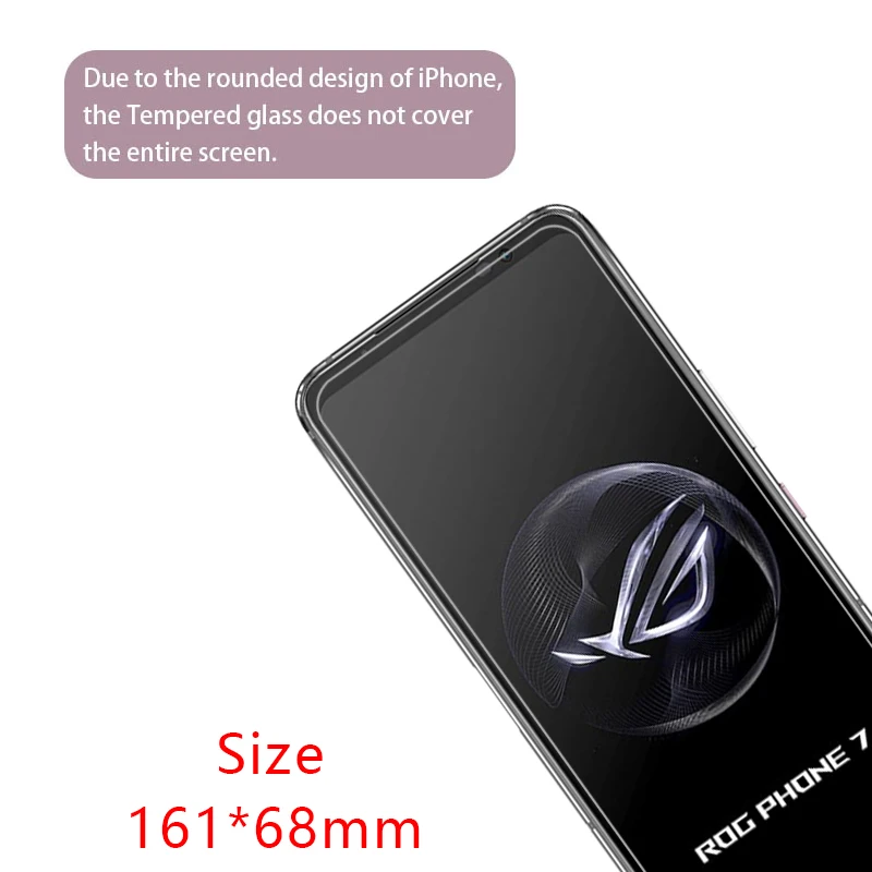 Protecteur d'écran en verre trempé pour téléphone Asus Rog 7, coque arrière ultime, coque 360