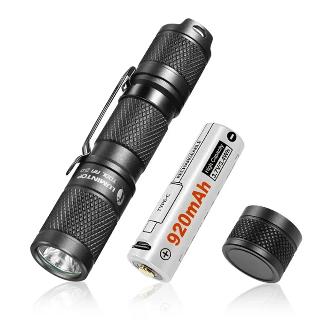 Lumintop outil AA 2.0 EDC Mini lampe de poche LED XP-L 650LM injuste torche briquet par batterie 14500 pour Camping autodéfense