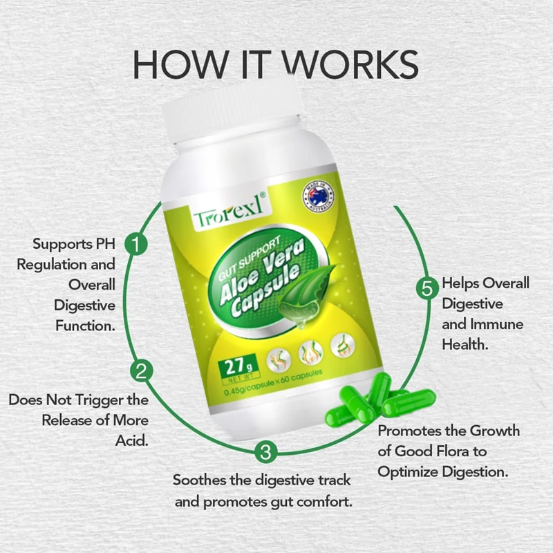 Organic Aloe Vera Capsules