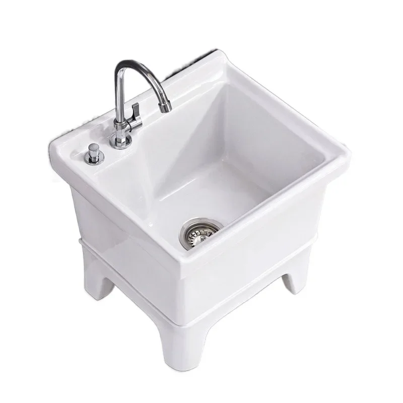 Household Multifunctional Smart Cleaning Mop Pool Outdoor Balcony Bathroom Ceramic Cleaning Mop Pool