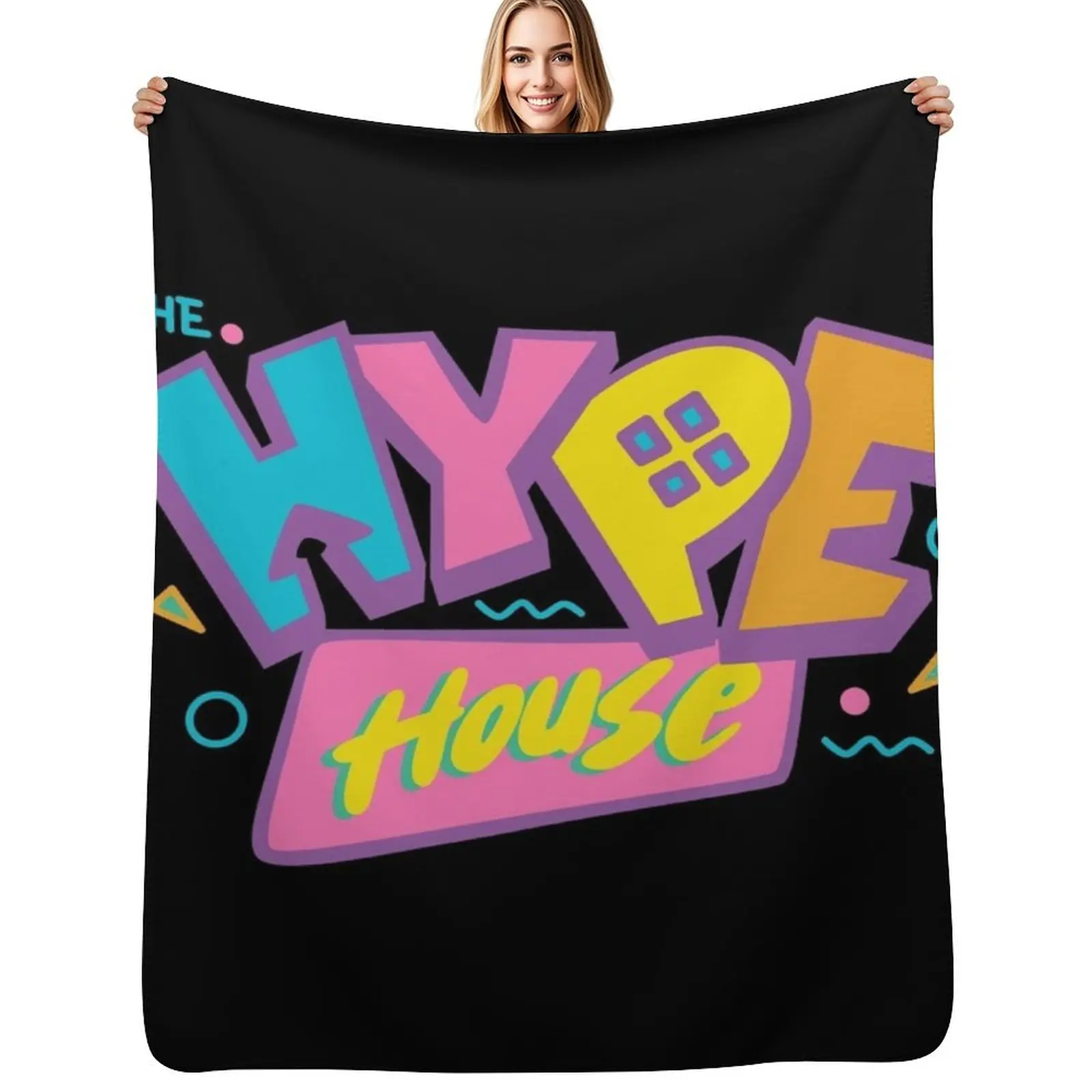 

The Hype House Throw Blanket Blankets For Bed Luxury Designer Decorative Sofas Flannels Blanket