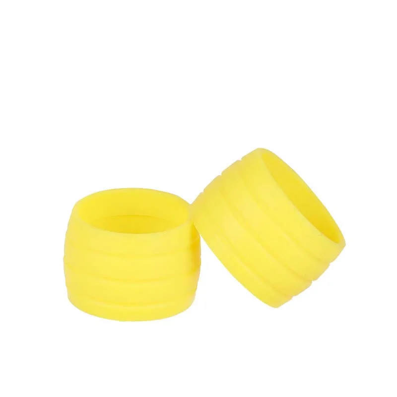 2 stücke Straße Fahrrad Lenker Strap Band Befestigung Silikon Ring Anti-Slip Gummi Hülse Schlaufen Hohe Elastische Lenker Band feste Ring