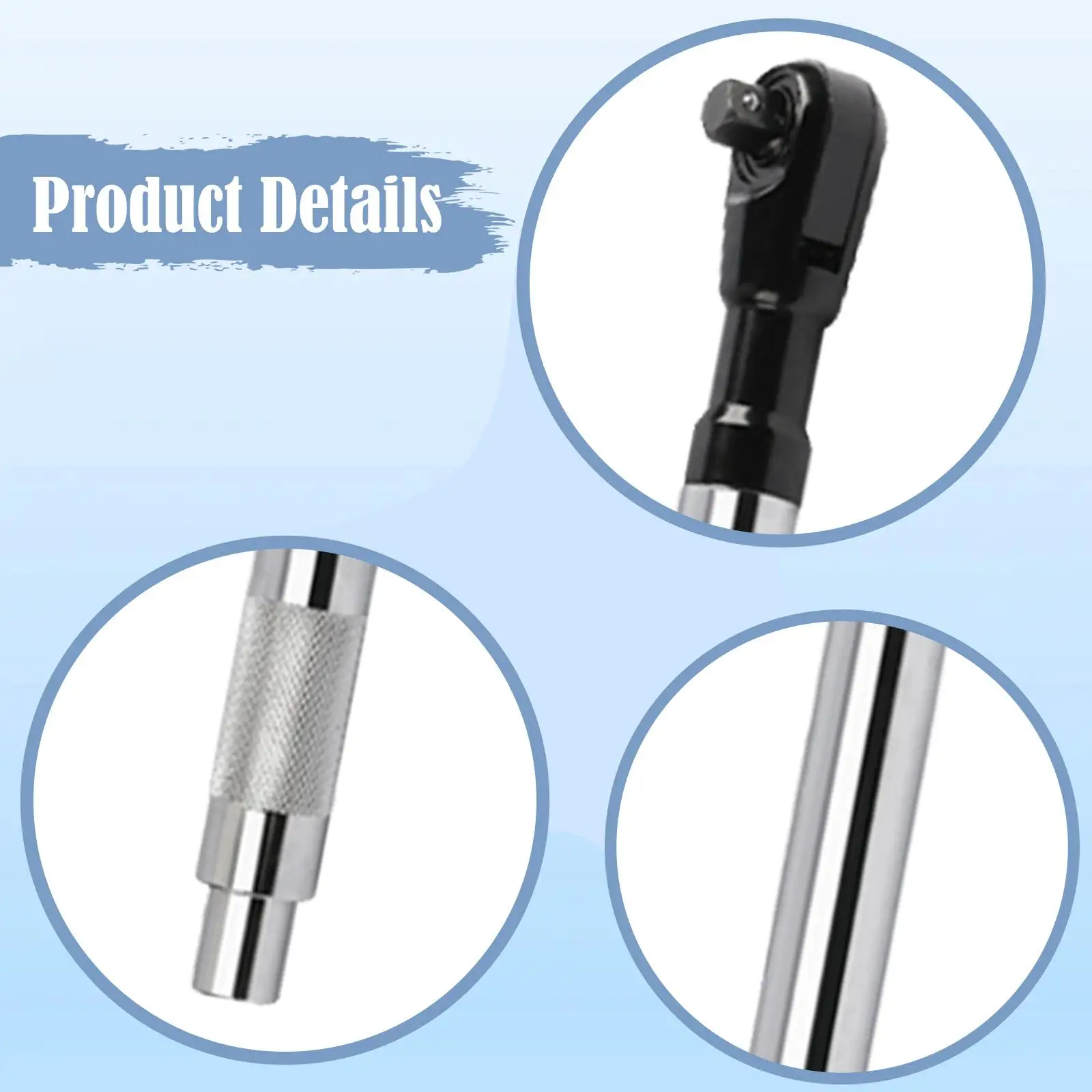 

Chrome Vanadium Steel Offset Extension Wrench Set Ratchet Extension Bar for Car Garage and Maintenance Tools