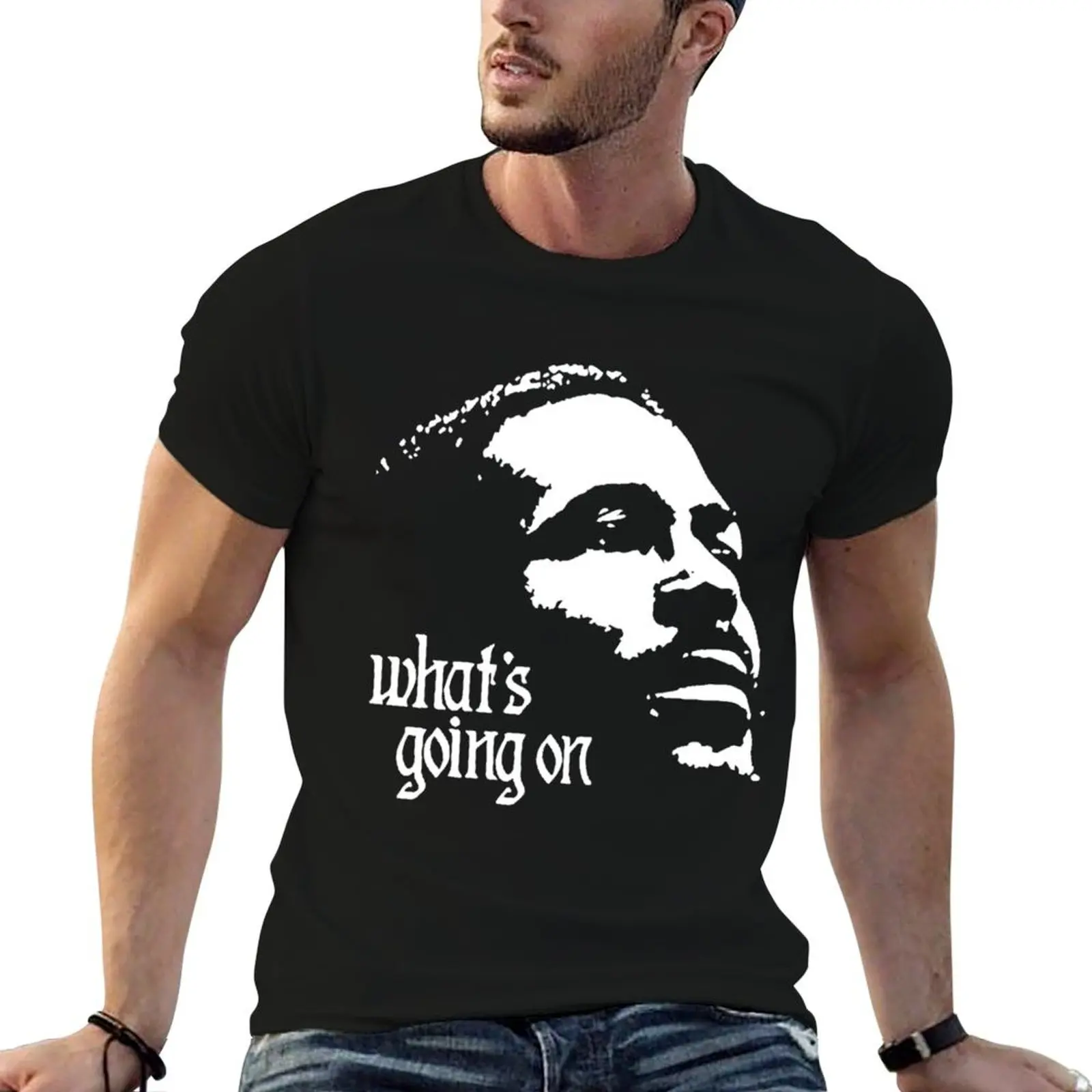 

Gift Idea Marvin Gaye What's going On T-Shirt t shirts for man cotton t shirt man plain T-Shirt