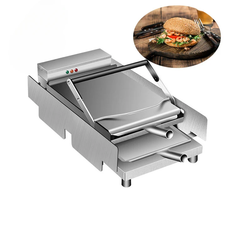 

Restaurant Hamburger Bun Grill Making Machine Burger Toaster For Commercial Use