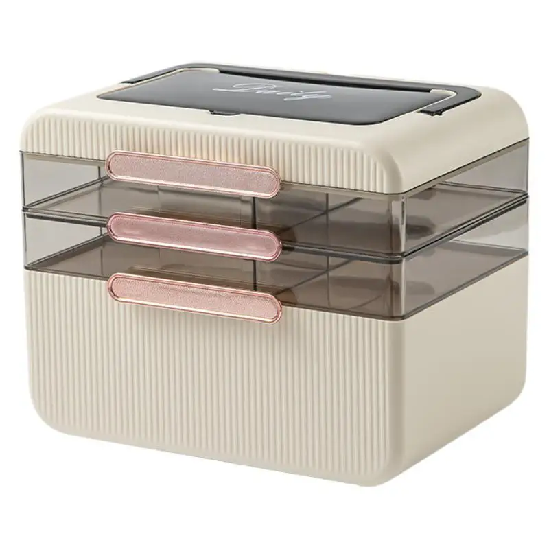 

Medical medicine storage box baby multi-layer transparent