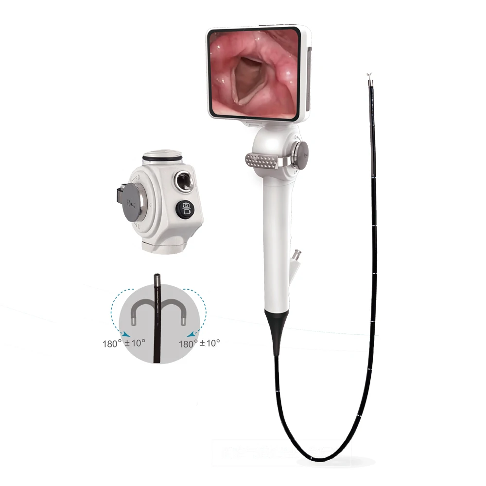 Professional Flexible Electronic Bronchoscope - Camjoy HD Visual Laryngoscope for Easy Airway Inspection and Diagnosis