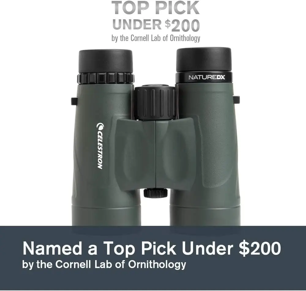 Nature DX 8x42 Binoculars  Outdoor and Birding Binocular  Fully Multi-Coated with BaK-4 Prisms  Rubber Armored