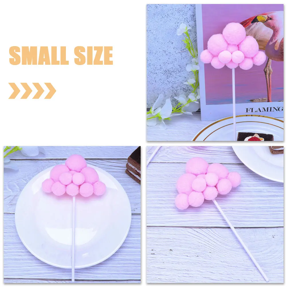

15 Pcs Cloud Shaped Cake Picks Delicate Wedding Birthday Party Decorations Cupcake Toppers nament Favors Dessert Decor Unique