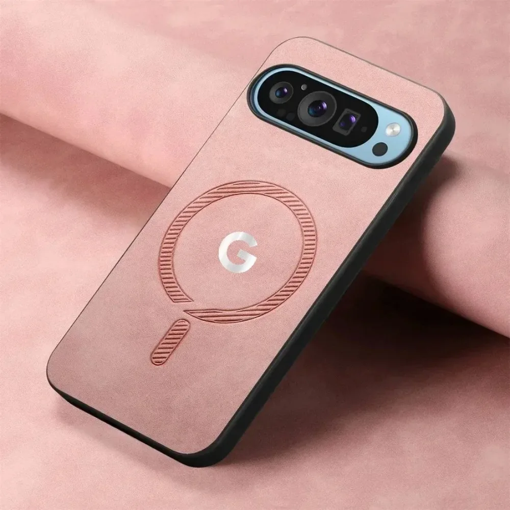 Premium Wildleder Hautfreundliche Magnetische Handyhülle für Google Pixel 11 10 9 Pro XL Kratzfest für MagSafe Kabelloses Laden Cover