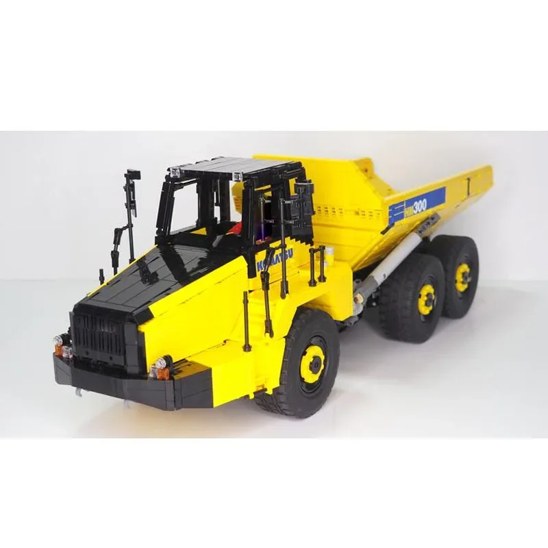 MOC-101337Electric Remote Control HM300-2Articulated Dump Truck Assembly Splicing Building Block Model3509Parts Kids Toys Gifts