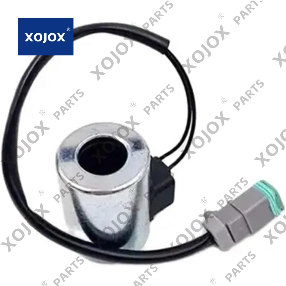 

Детали экскаватора XOJOX, совместимые с XCMG XE80/135/150/200/215, катушка электромагнитного клапана с пилотным замком безопасности (12 В)