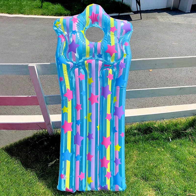 Ins الساخن نجوم حمام سباحة للأطفال تعويم السرير مرتبة هوائية لشاطئ طوافة بلاستيكية للسباحة المياه أرجوحة كرسي قابل للنفخ كرسي حمام سباحة ألعا...