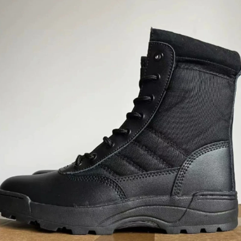 Chaussures de randonnée en plein air maille respirante bottes à lacets bout rond talon plat solide concis chaussures respirantes pour hommes Zapatos Hombre