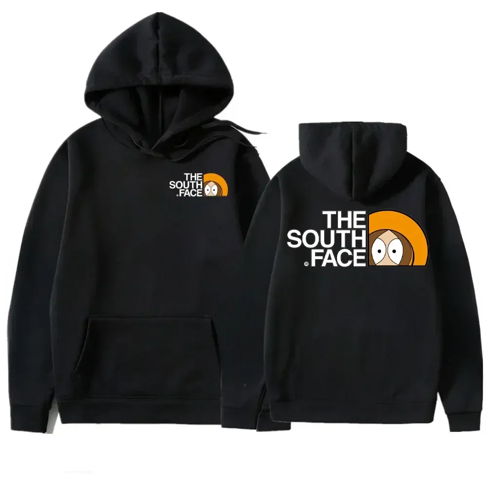 THE SOUTH FACE Herren-Kapuzenpullover, niedliches Anime-Utta-Radfahrer-Motiv, bedruckte Oberteile, Streetwear-Kapuzenpullover – Detail 3