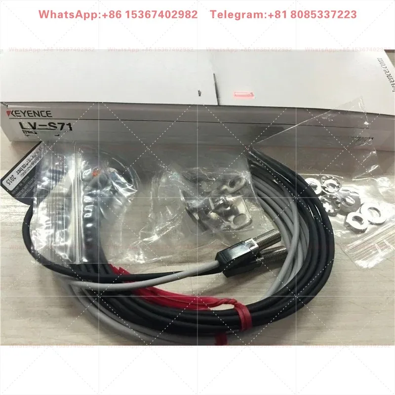 New Original Genuine KEYENCE LV-S71 Spot Thrubeam Laser Sensor Head,500mm Detecting Distance,Class
