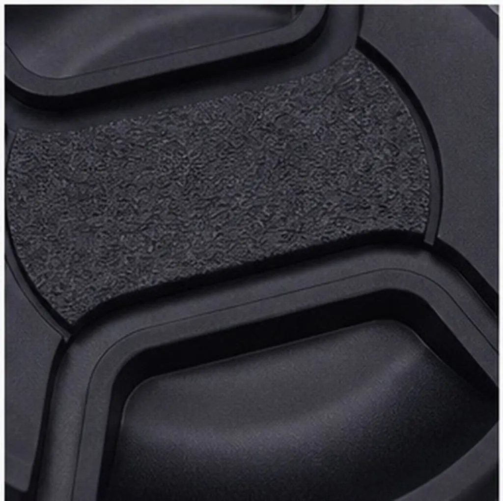 5Pcs 58Mm Heavy-Duty Plastic Lens Cover Front Cap with Center Locking System for Dslr Mirrorless Cameras Dust Scratch Sun