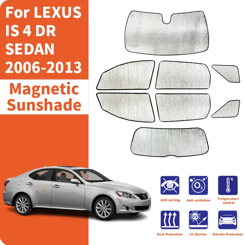 

Custom Car Window Sunshade Anti-UV Car Sun Window Visors Sunshade Covers customization For LEXUS IS 4 DR SEDAN 2006-2013